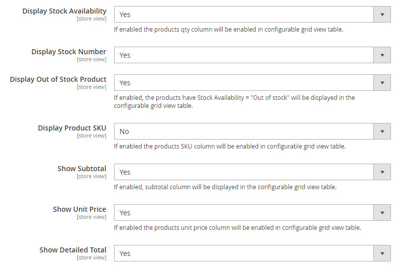 display-of-configurable-grid-table-view