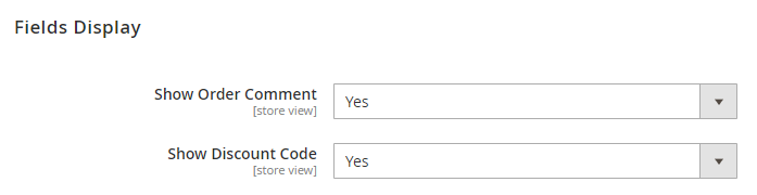 M2 One Step Checkout fields display