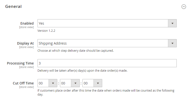 How to Configure Magento 2 Estimated Delivery Date Extension v2.x Magento 2 Estimated  Delivery Date v2.x Configuration - Plumrocket Documentation