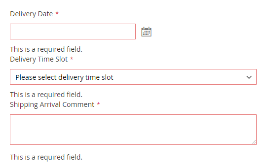 Magento 2 Order delivery date and time in the frontend