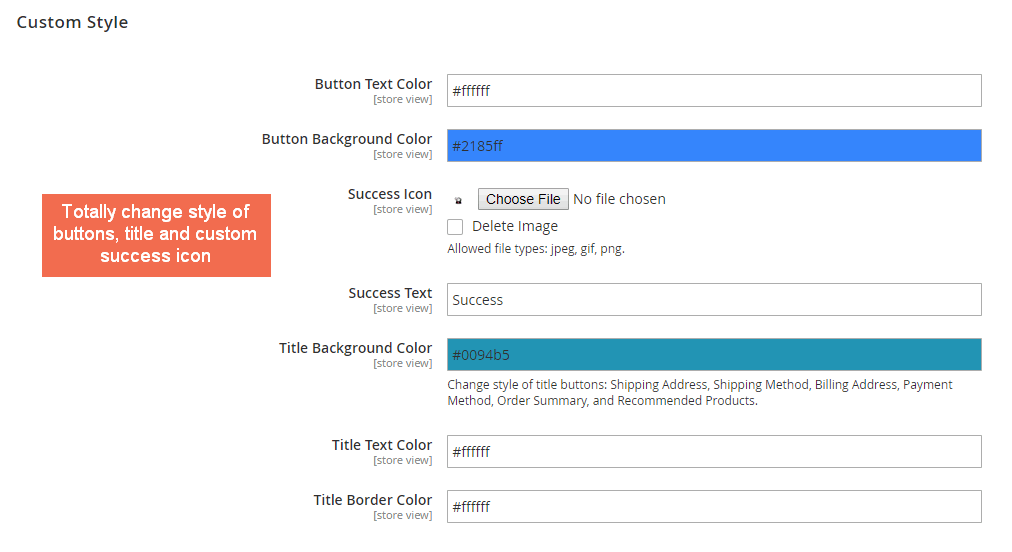 Custom Style Magento 2 Checkout Success Page 