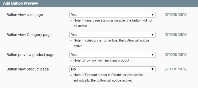 how to add product preview button in Magento admin?
