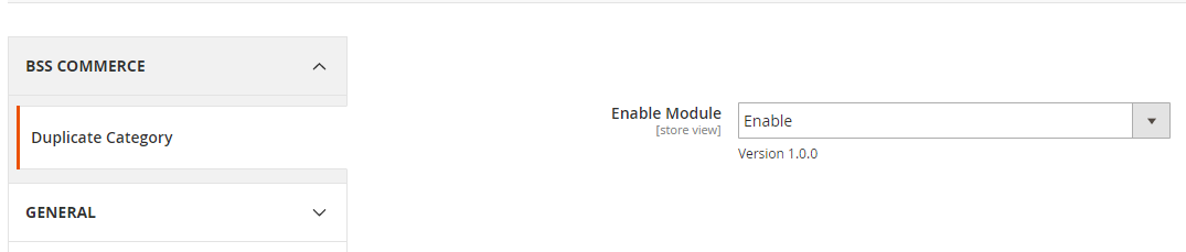 enable module