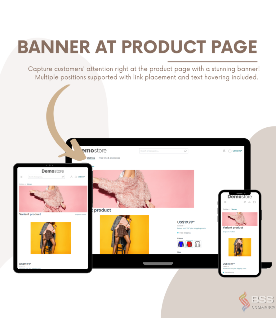banner at product page