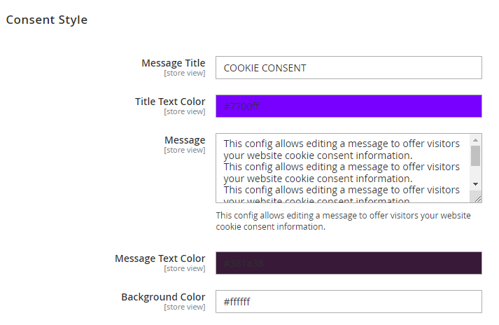 M2 Cookie Consent - Customize consent bar design & messages